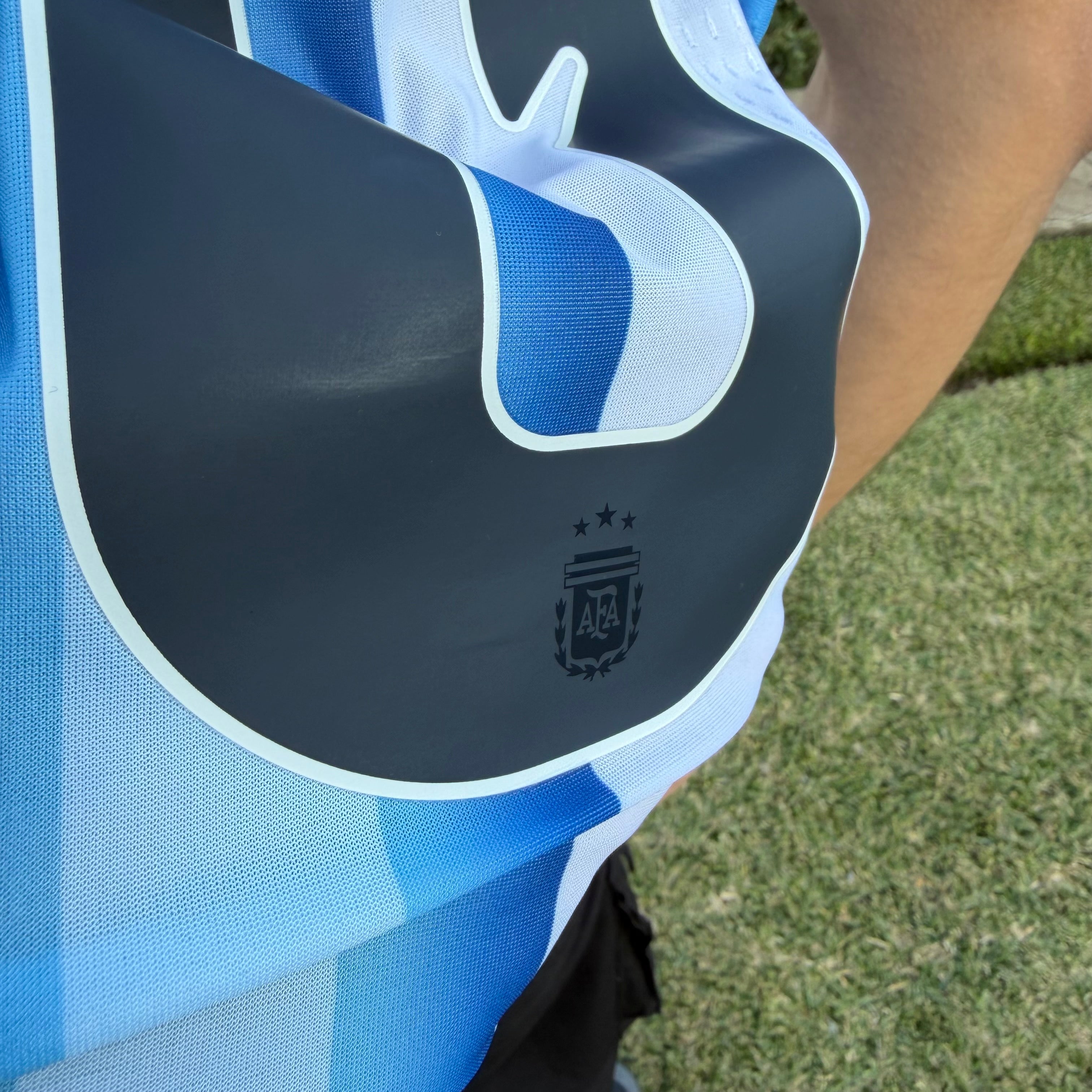 1 Kit Argentina Versión Jugador Dorsal Original