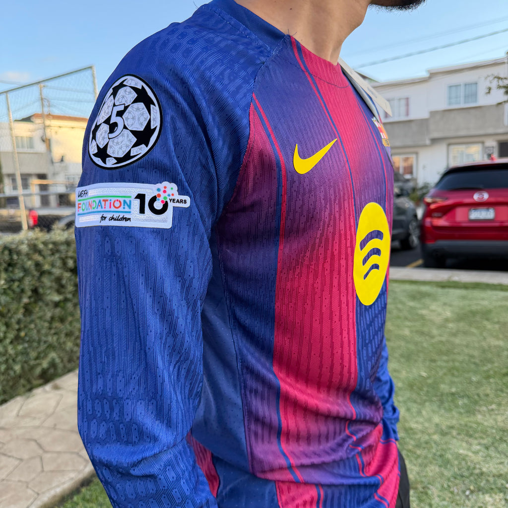 1 Kit FC Barcelona Manga Larga