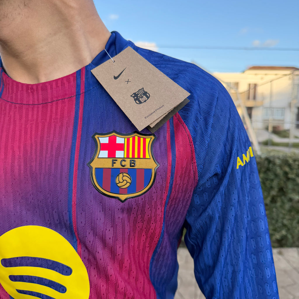 1 Kit FC Barcelona Manga Larga