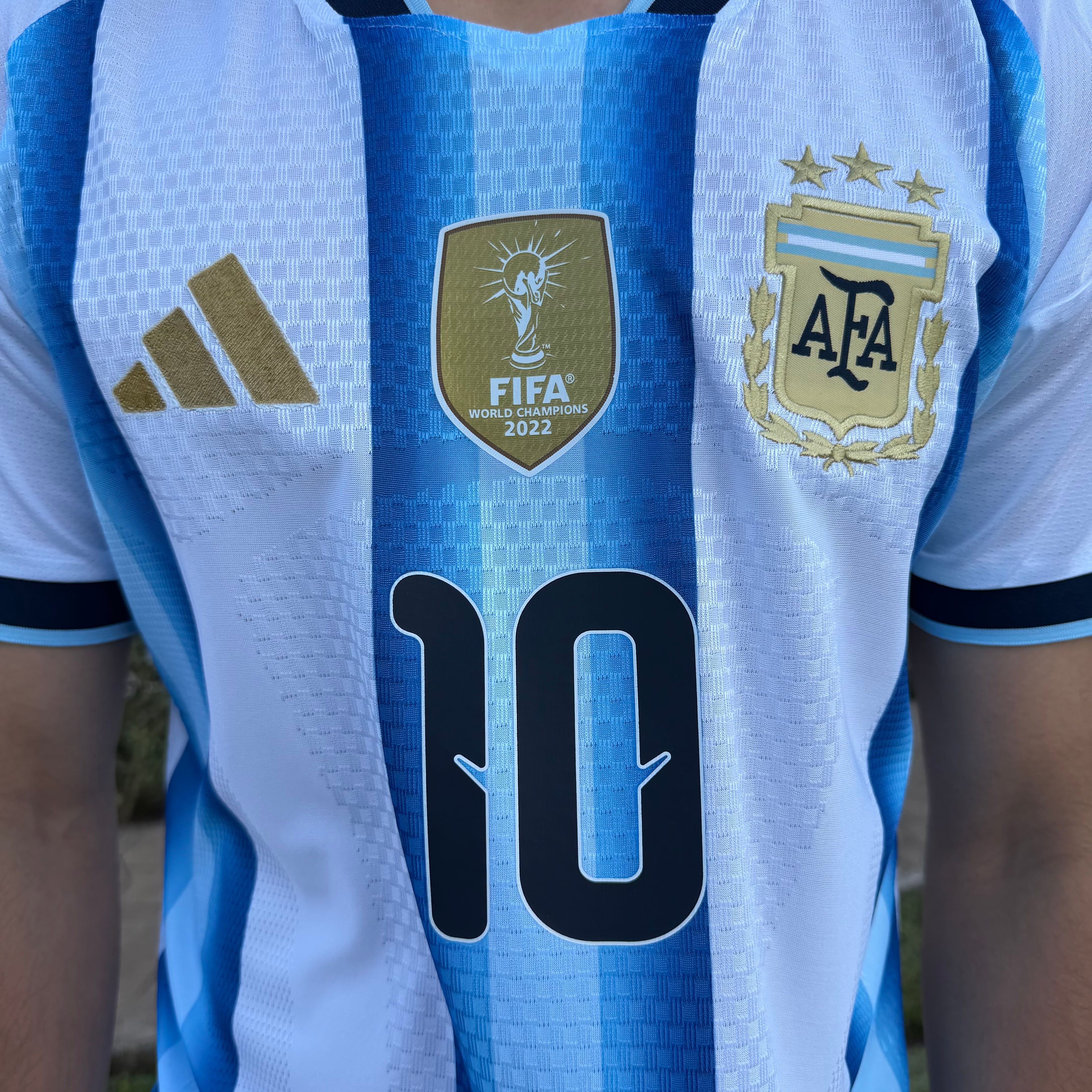 1 Kit Argentina Versión Jugador Dorsal Original