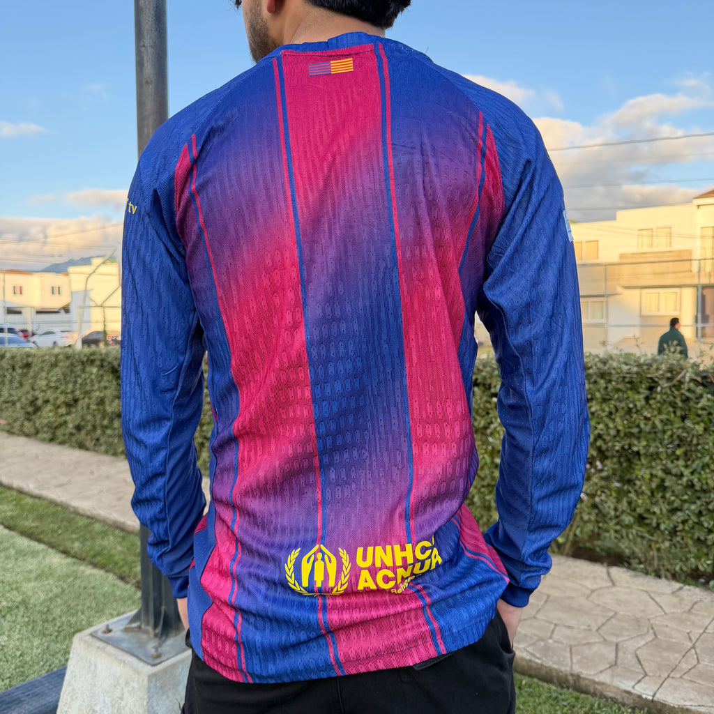1 Kit FC Barcelona Manga Larga