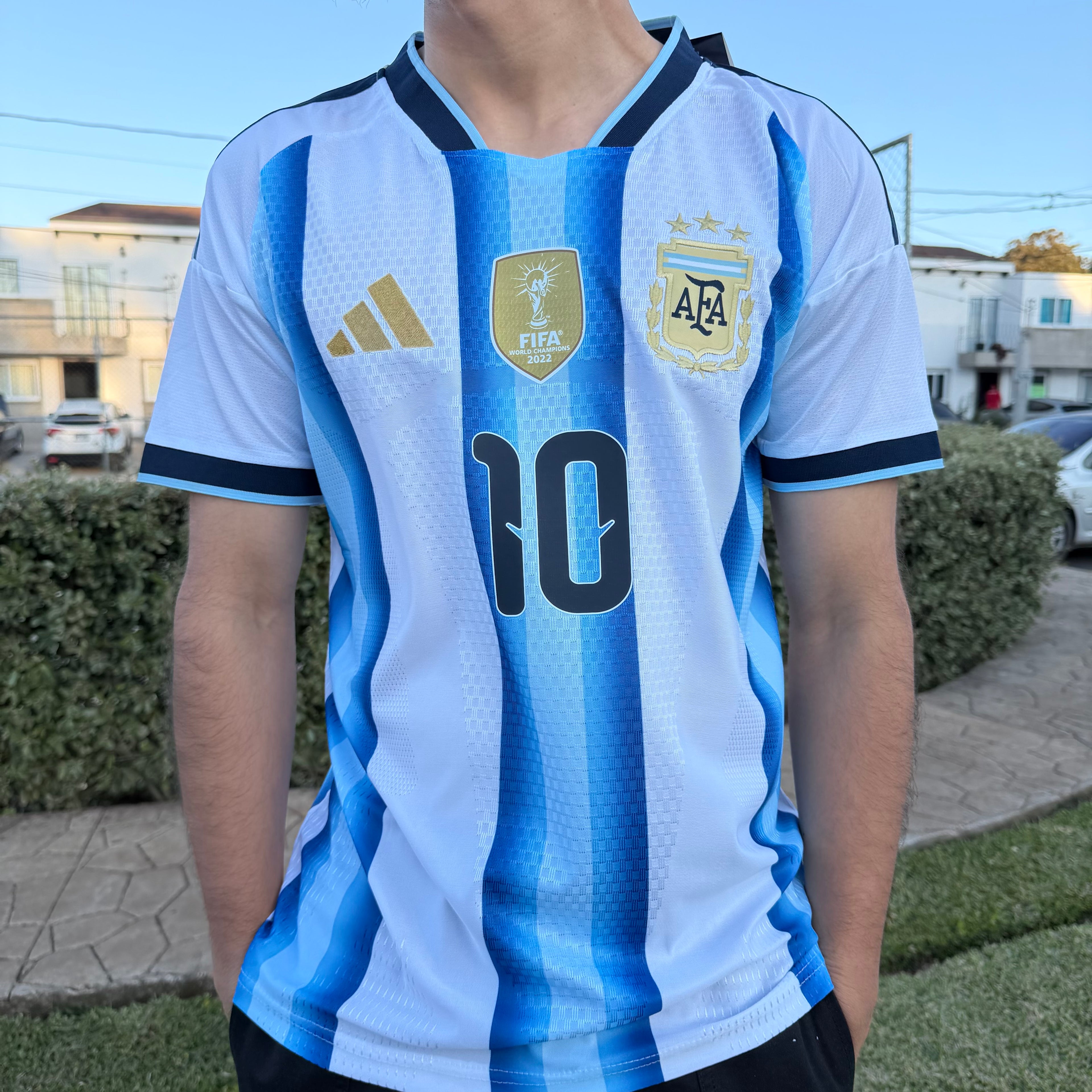 1 Kit Argentina Versión Jugador Dorsal Original